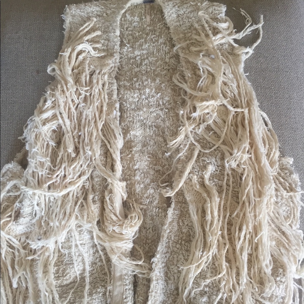 Free People shag vest